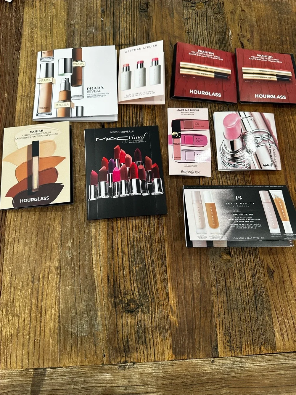 Yves Saint Laurent Lipstick & Lip Gloss Samples - Pink
